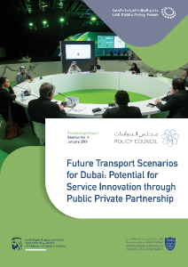 FUTURE TRANSPORT SCENARIOS FOR DUBAI