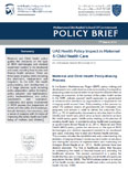 UAE Health Policy Impact in Maternal & Child Health Care